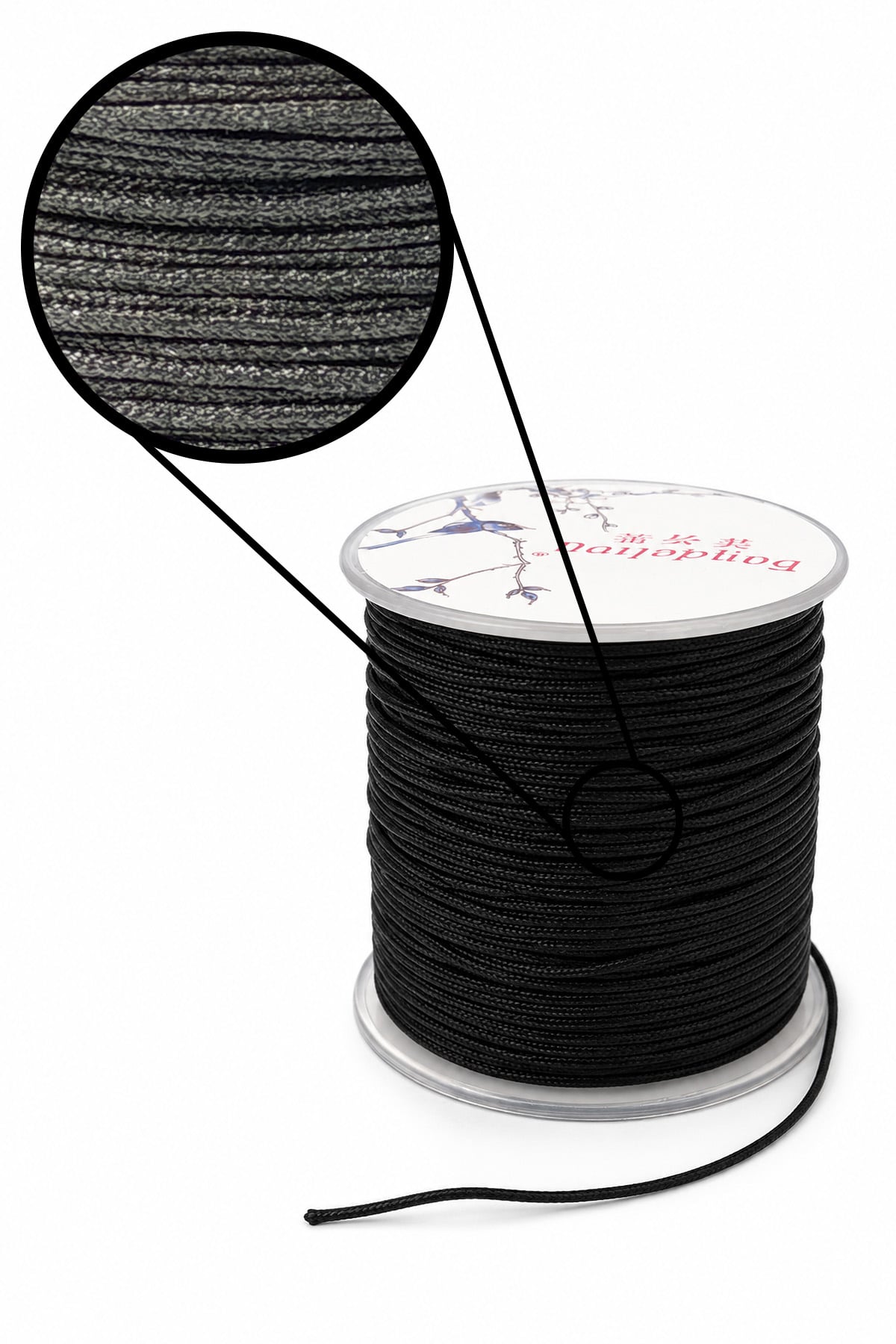Paraşüt İp Siyah 0.8mm AA