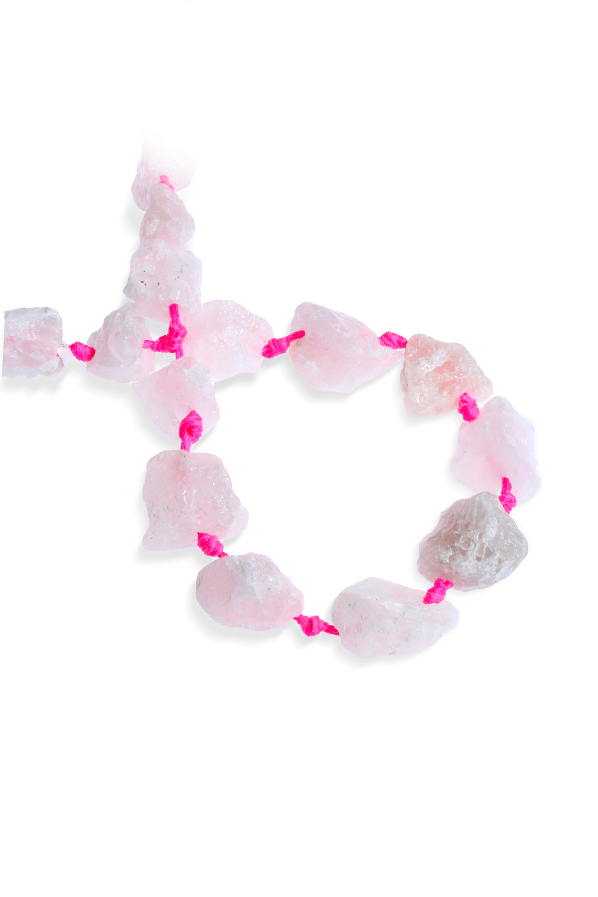 Pembe Kuvars Doğal Taş Mat Ham Kütle Kesim 15x25mm Dizi