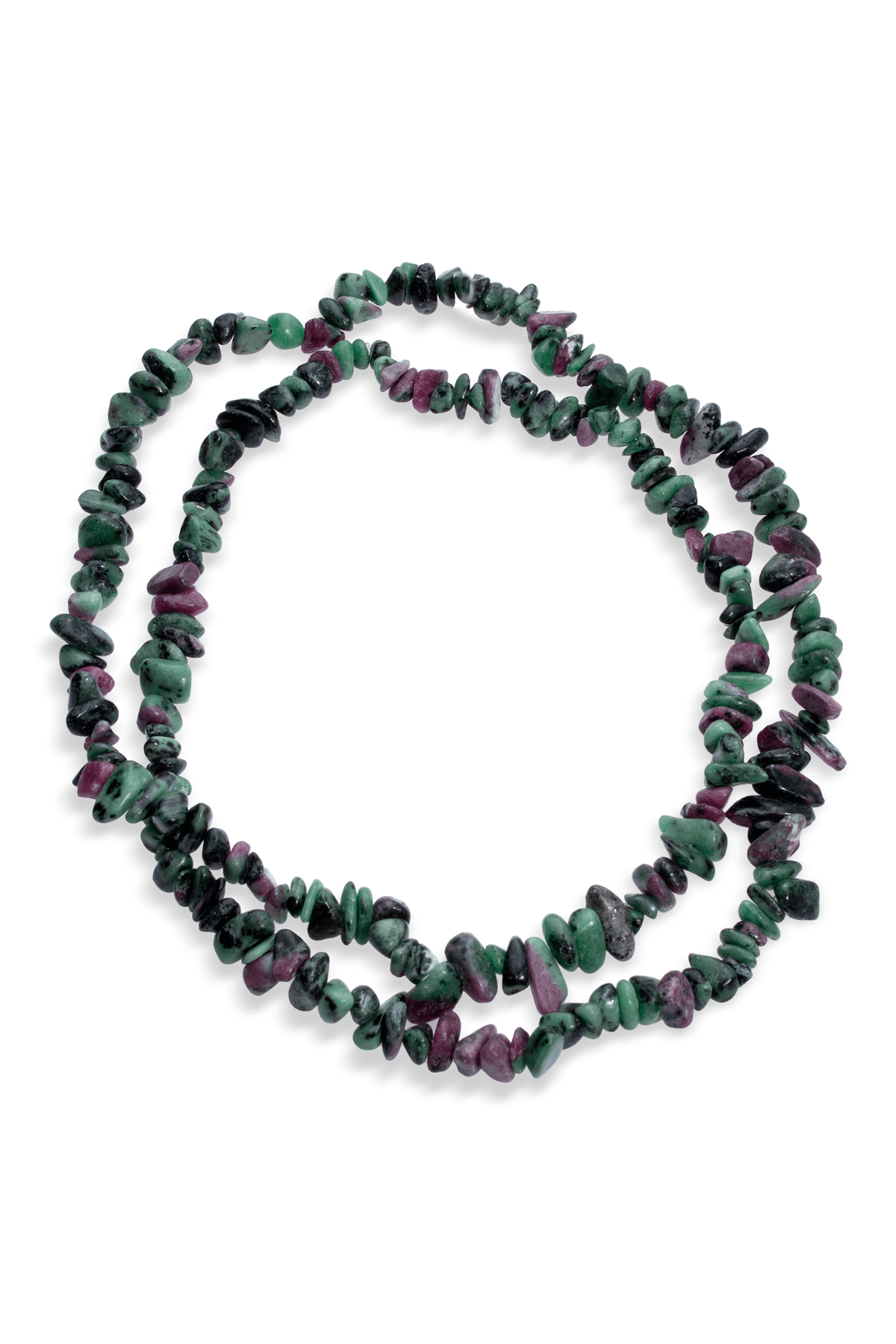 Ruby Zoisit Kırık Taş Orta Boy Parlak 5x8mm Doğal Taş Dizi