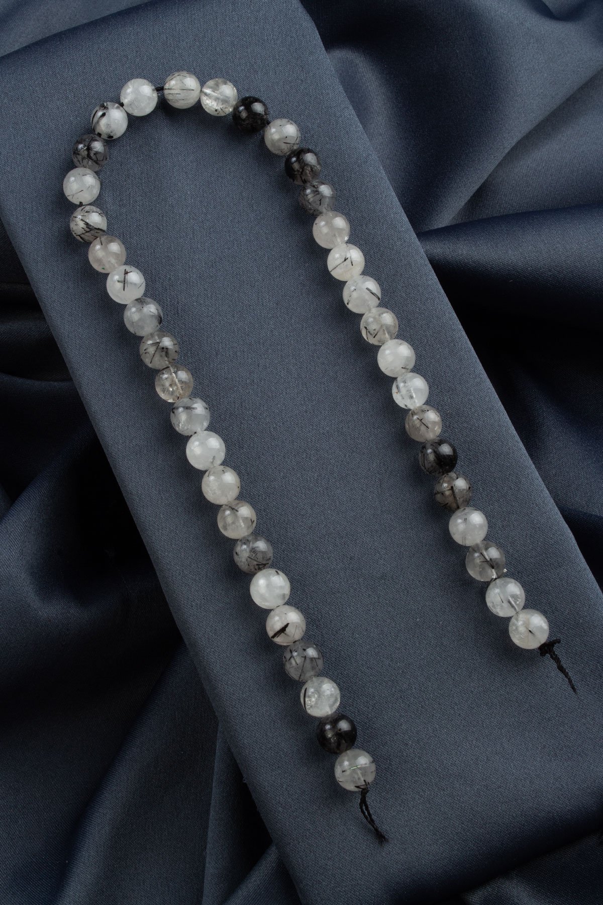 Rutil Kuvars Doğal Taş Küre Kesim 10mm Dizi