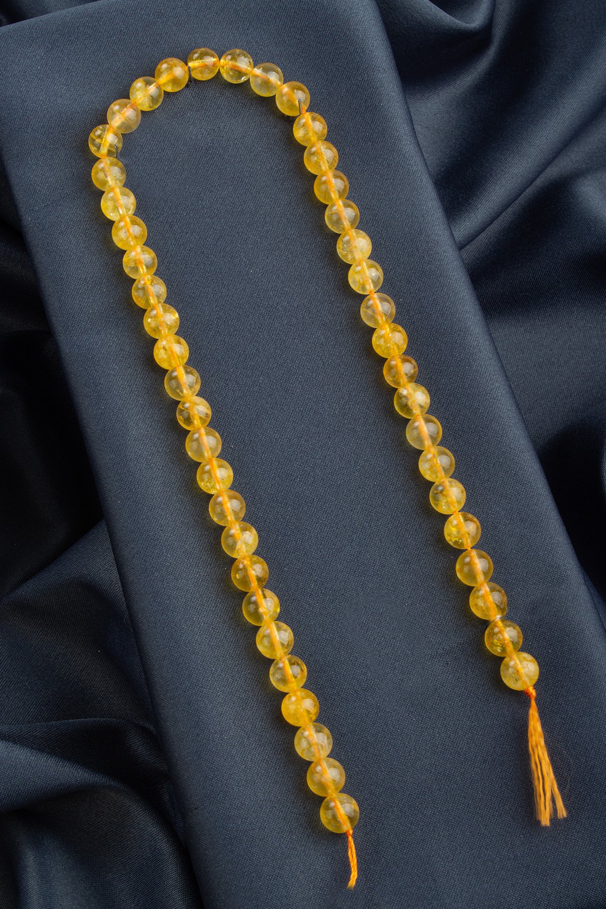 Sitrin Doğal Taş Küre Kesim 8mm Dizi