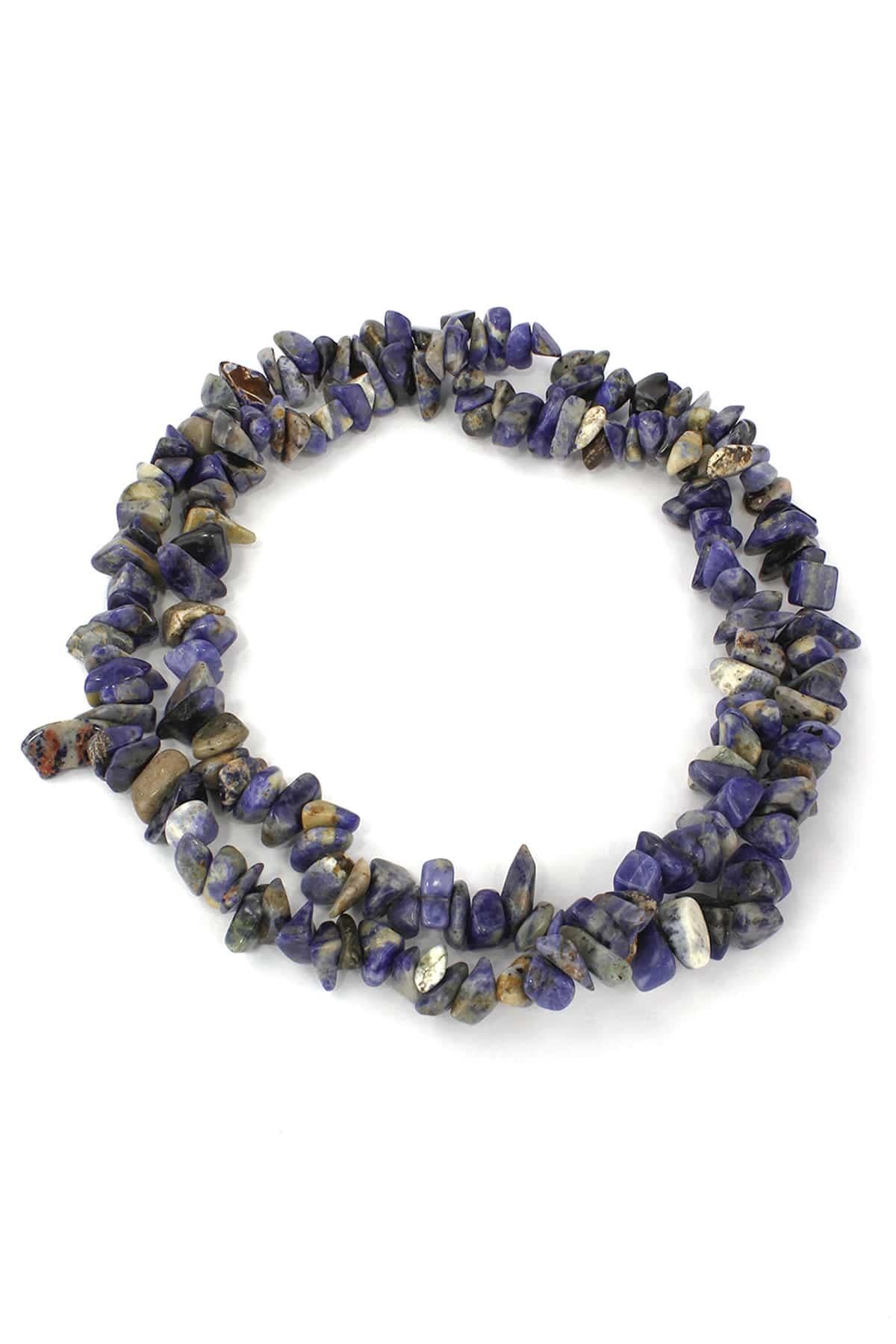 SoBranchite Natural Large Broken Stone String Of Beads