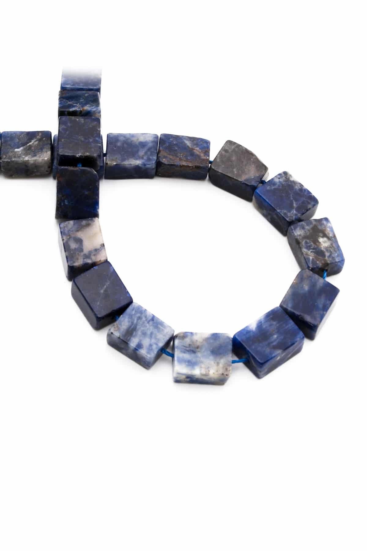 Sodalit Taşı Dikdörtgen Kesim 10x13mm Doğal Taş Dizi