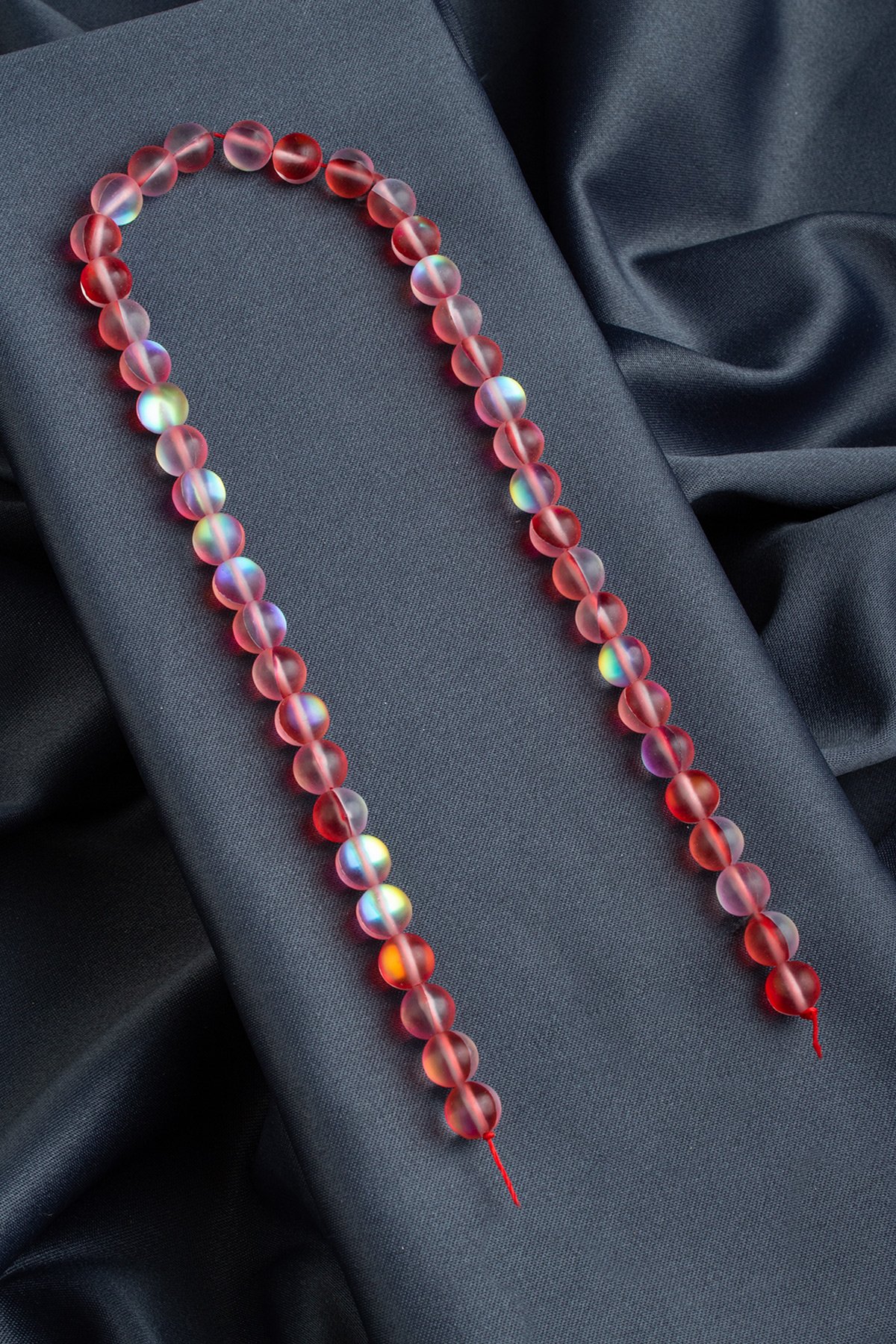 Termal Kuvars Doğal Taş Mat Kırmızı Küre Kesim 8mm Dizi [AA]