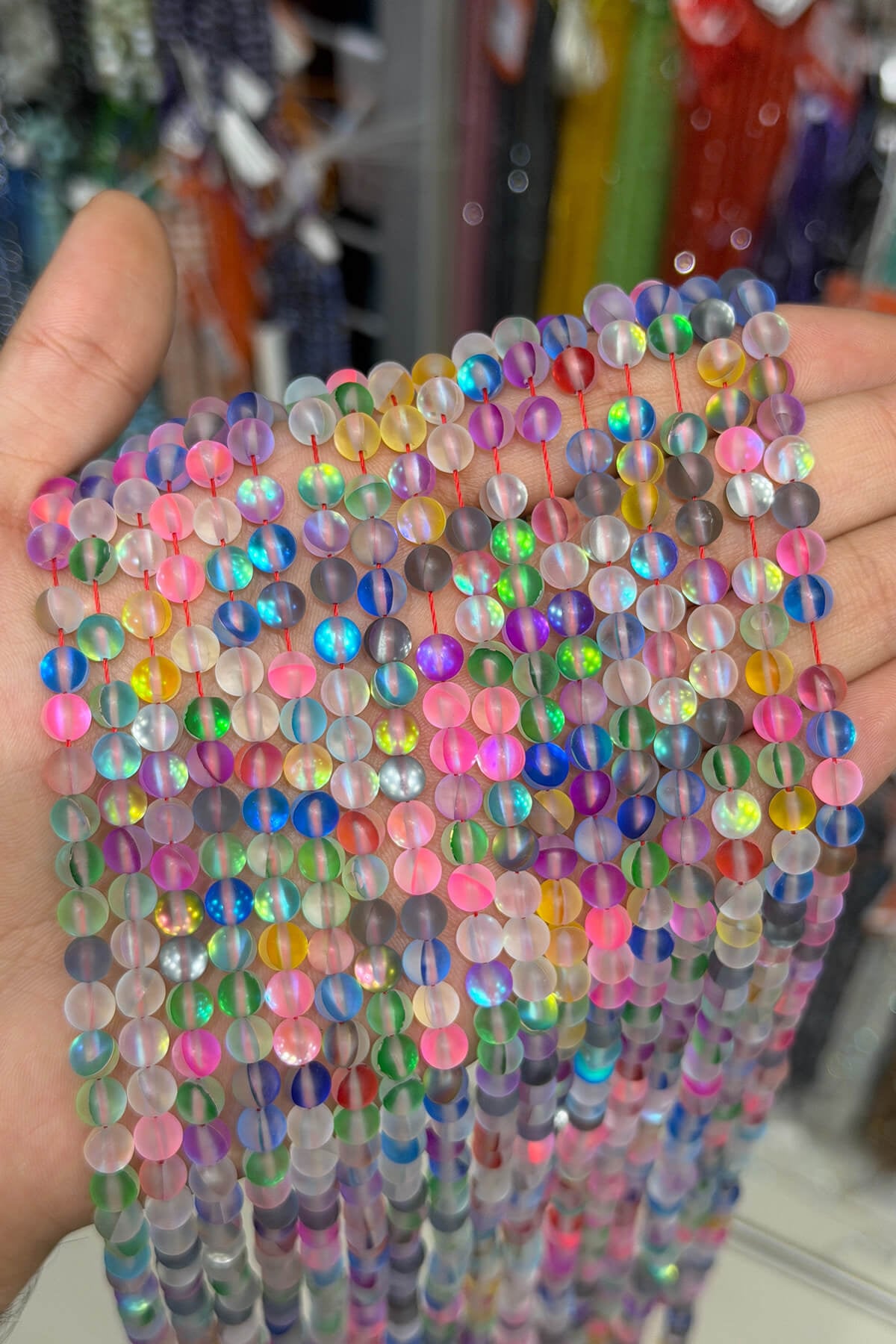 Termal Kuvars Taşı Küre Kesim Mat Karışık 6mm Doğal Taş Dizi