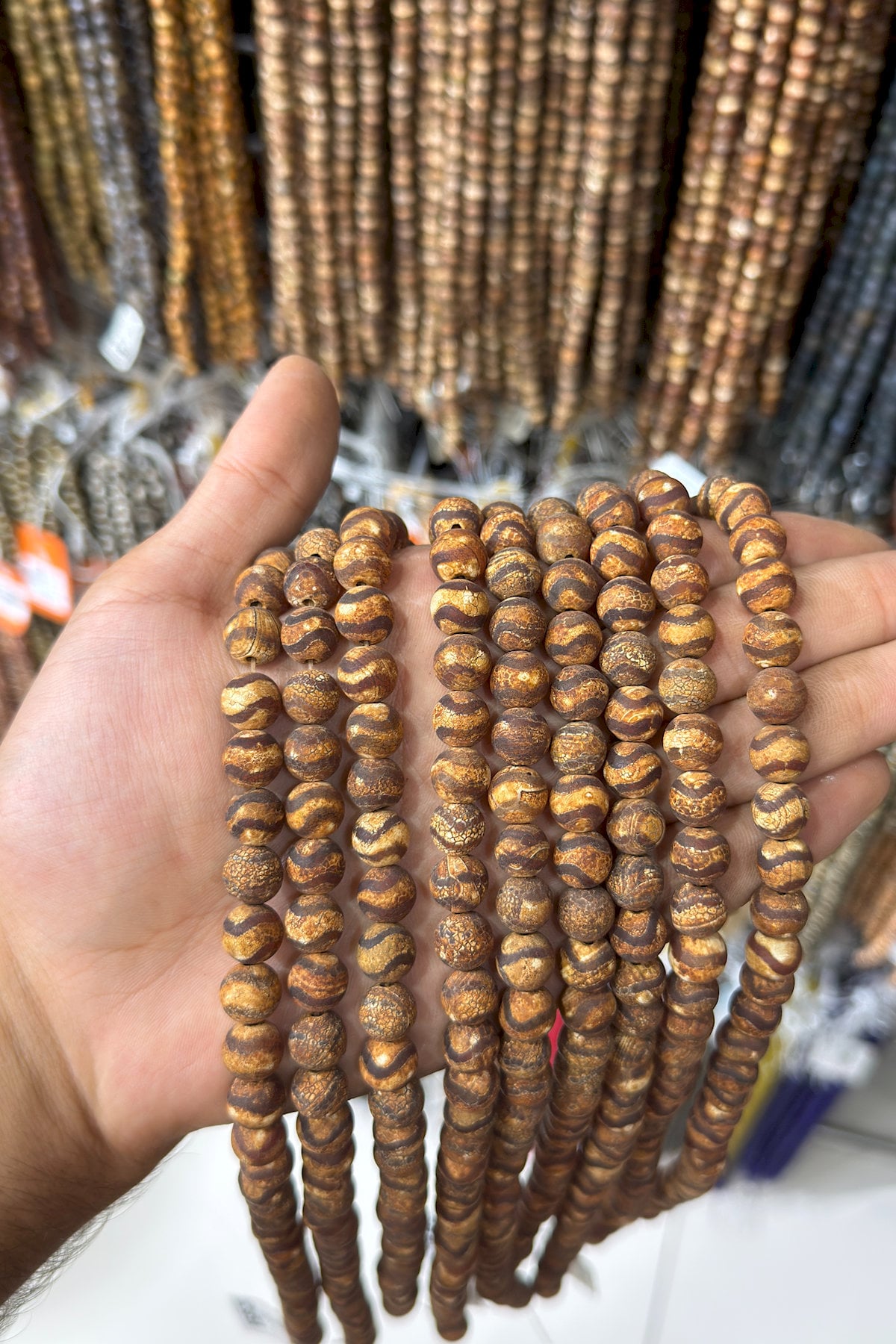 Ametist Doğal Taş Parlak Küre Kesim 10mm Dizi [Ab+]