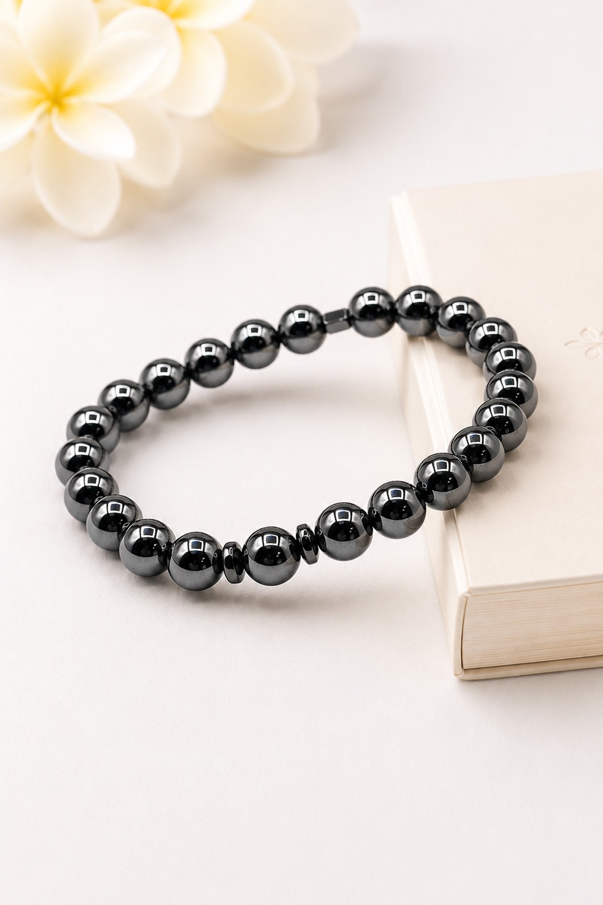 Titreşim Taşı Doğal Taş Küre Kesim 8mm Bileklik