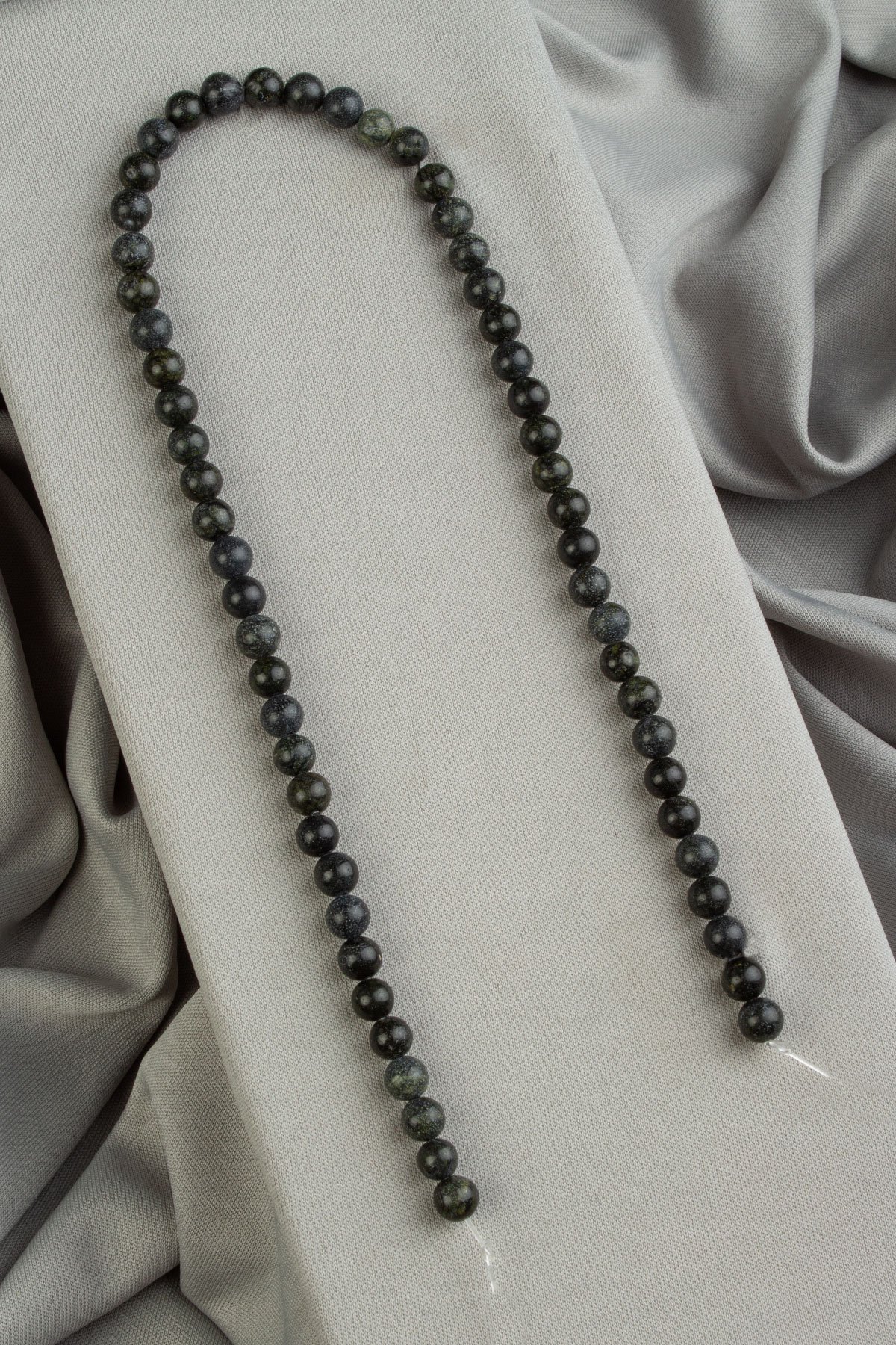 Yılan Taşı Doğal Taş Parlak Küre Kesim 6mm Dizi [AA]