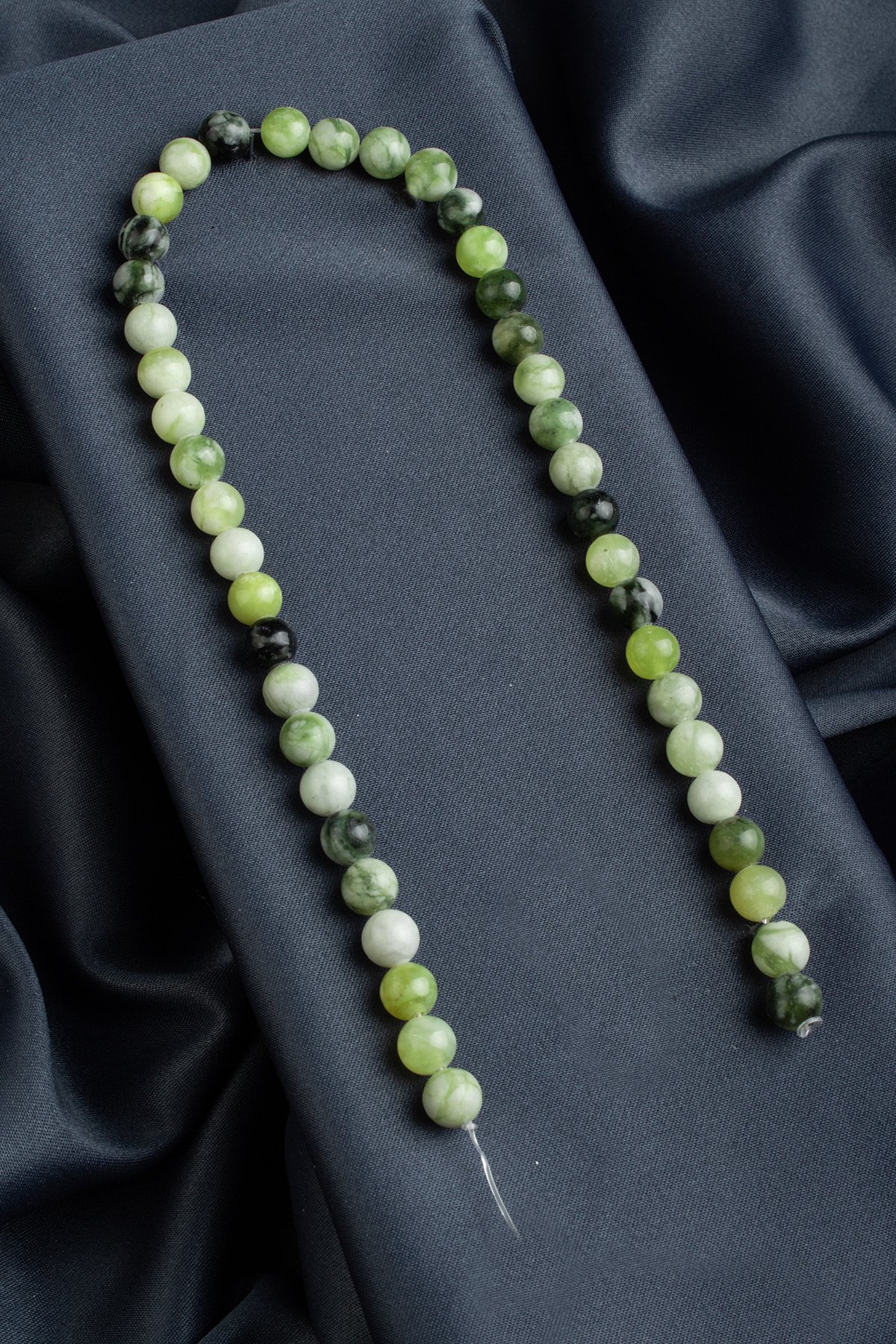 Zebercet Doğal Taş Parlak Küre Kesim 8mm Dizi