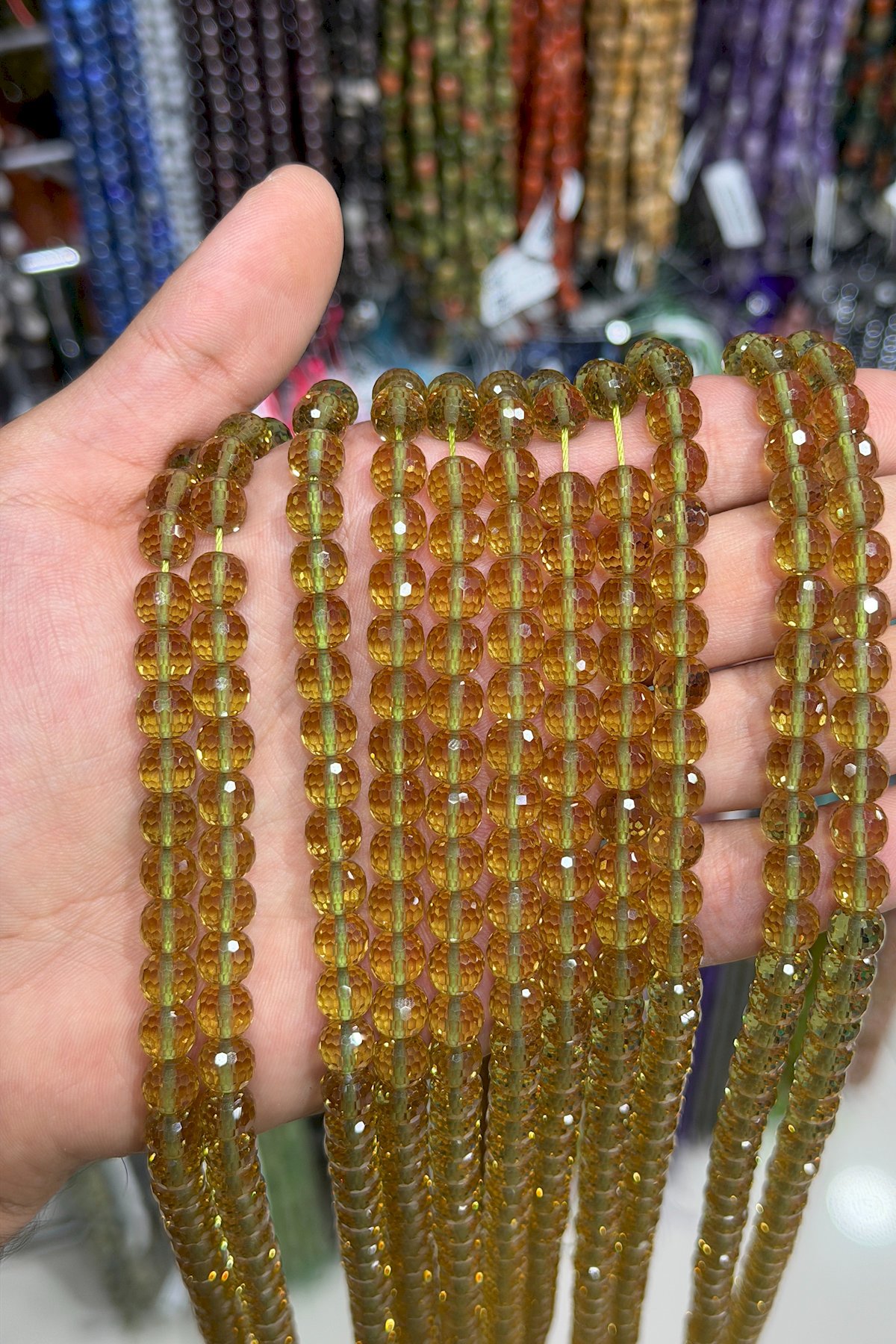 Zultanit Taşı Küre Kristal Kesim 7mm Doğal Taş Dizi [AA]