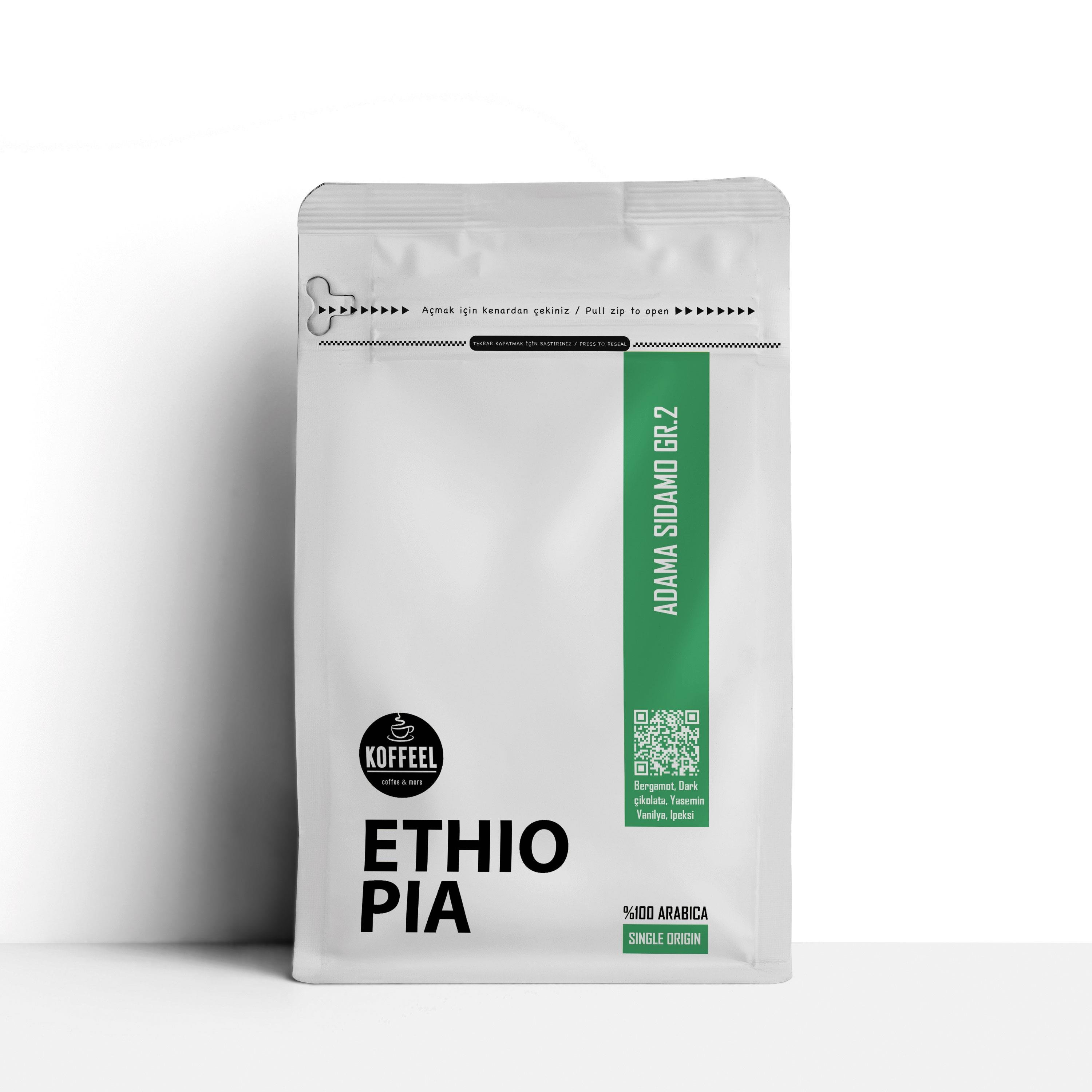 Ethiopia Adama Sidamo Gr.2 %100 Arabica