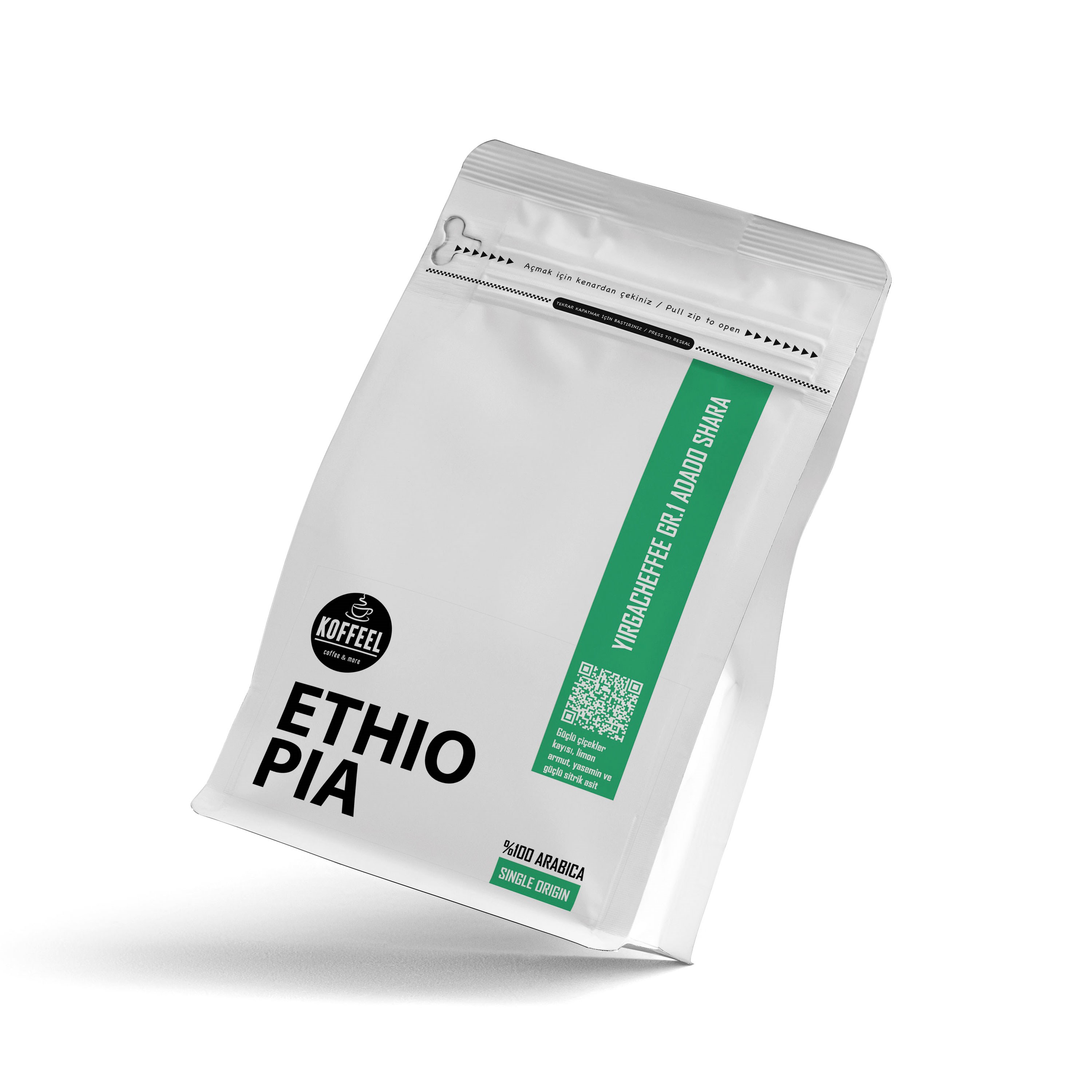 Ethiopia Yirgacheffee Gr.1 Adado Shara %100 Arabica