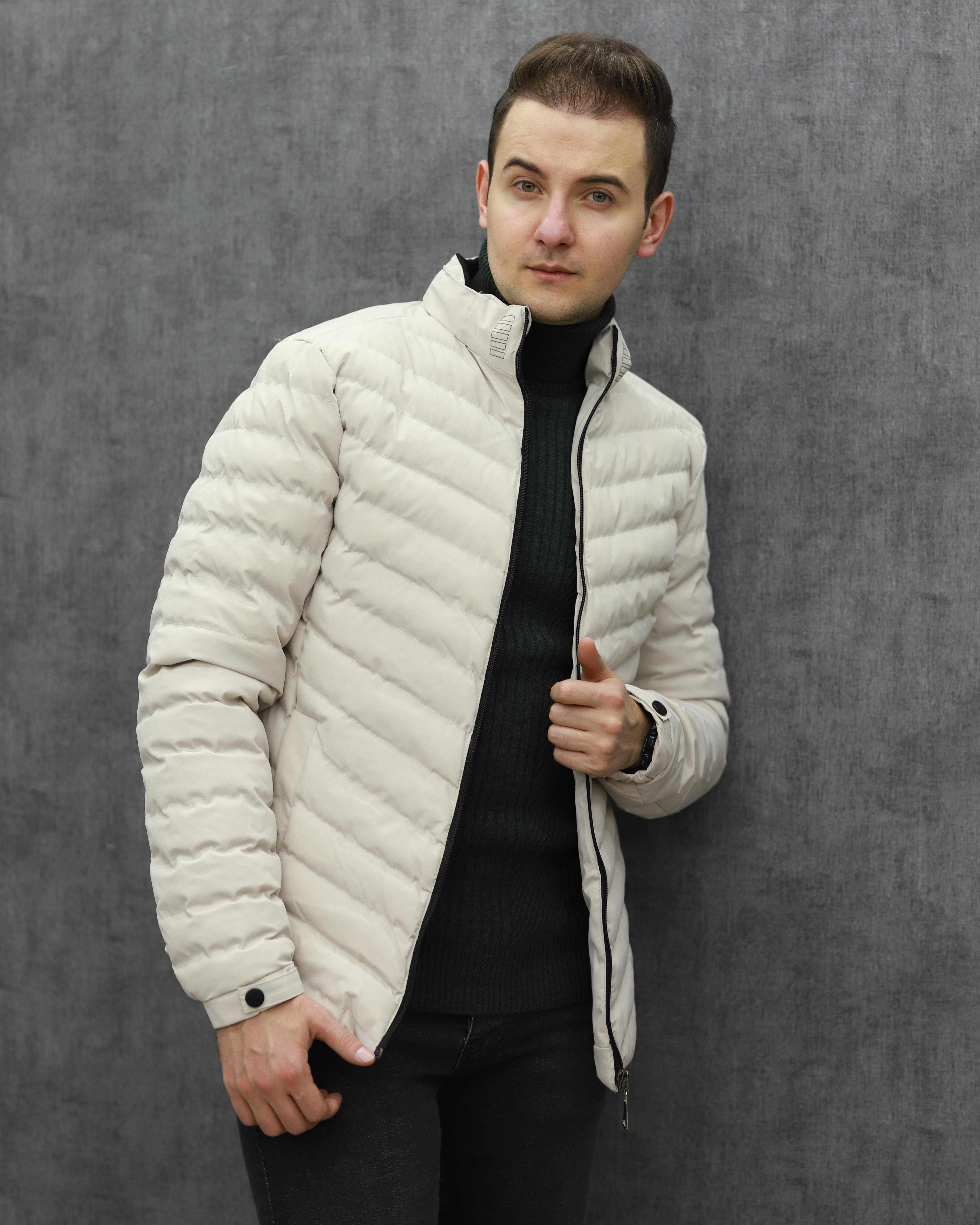 MARKOVA 7018 KIŞLIK ŞİŞME MONT(KREM)