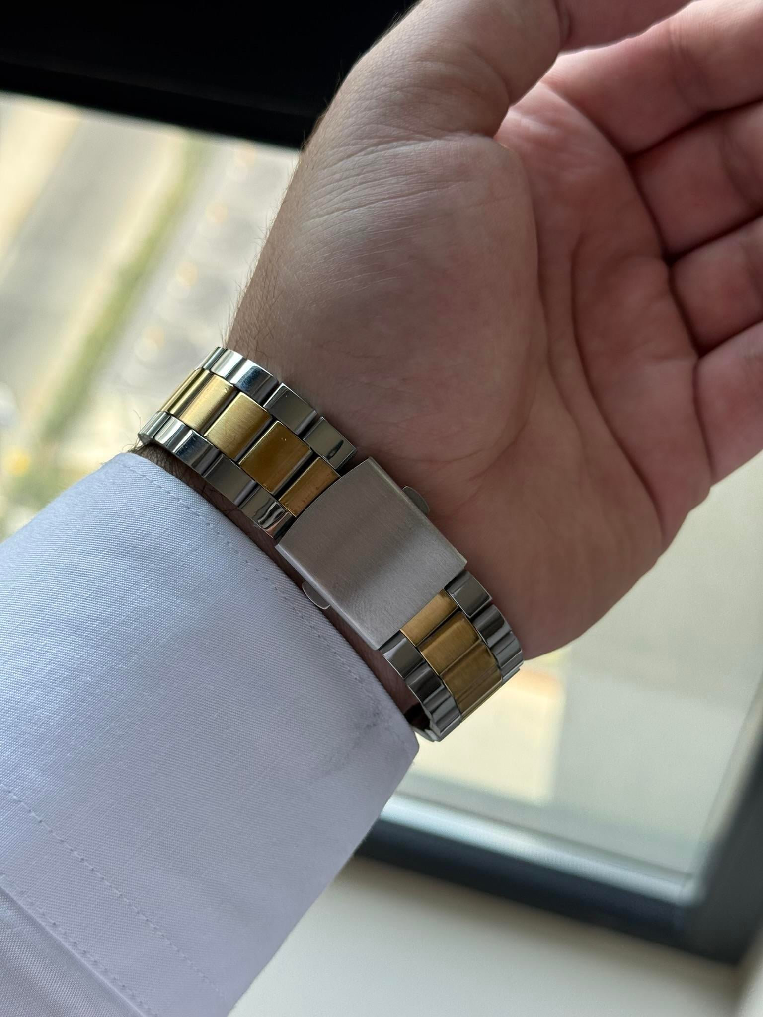 Vercene Orijinal Model Erkek Kol Saati Gold-Gümüş (Yeşil Kadran)