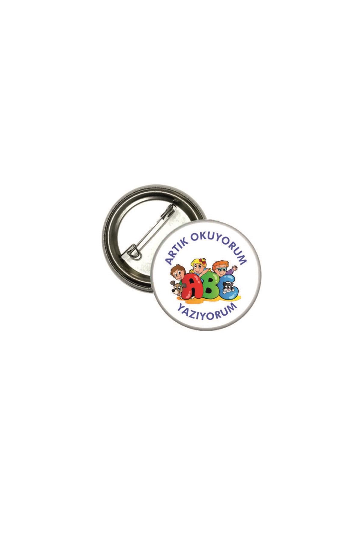Öğrenci Motivasyon Artık Okuyorum Yazıyorum Rozet 30 Adet