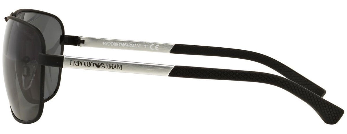 Emporio Armani EA2033 309487 Black Rubber  Erkek Güneş Gözlüğü