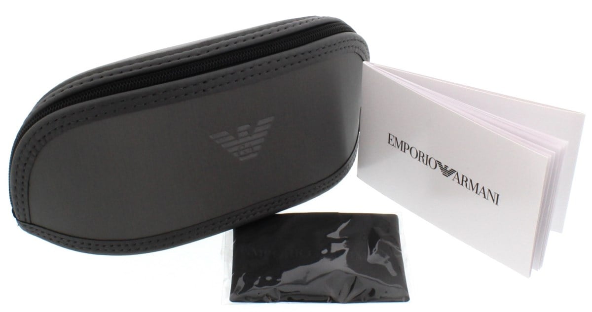 Emporio Armani EA2033 309487 Black Rubber  Erkek Güneş Gözlüğü