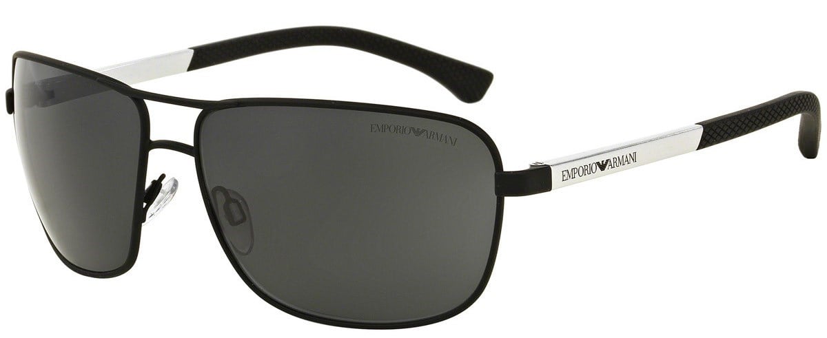 Emporio Armani EA2033 309487 Black Rubber  Erkek Güneş Gözlüğü