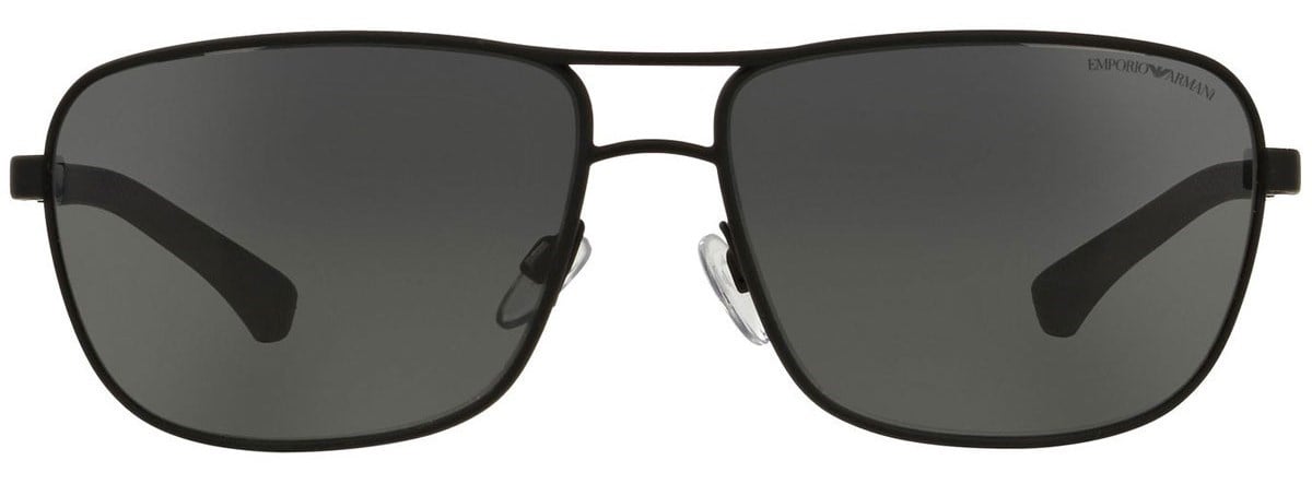 Emporio Armani EA2033 309487 Black Rubber  Erkek Güneş Gözlüğü