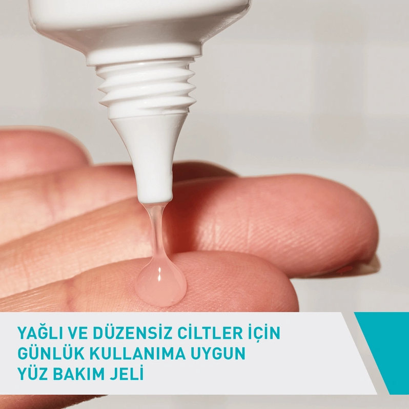 Akneye Eğilim Gösteren Ciltler İçin CeraVe Yüz Bakım Jeli 40 ml