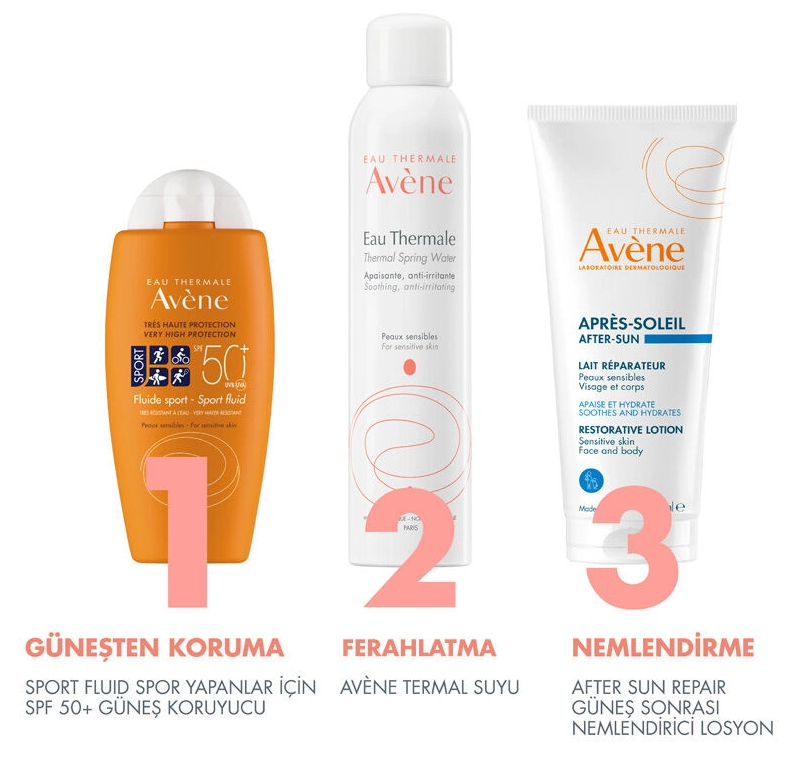 Avene Fluid Sport Güneş Koruyucu Krem SPF 50 100 ml
