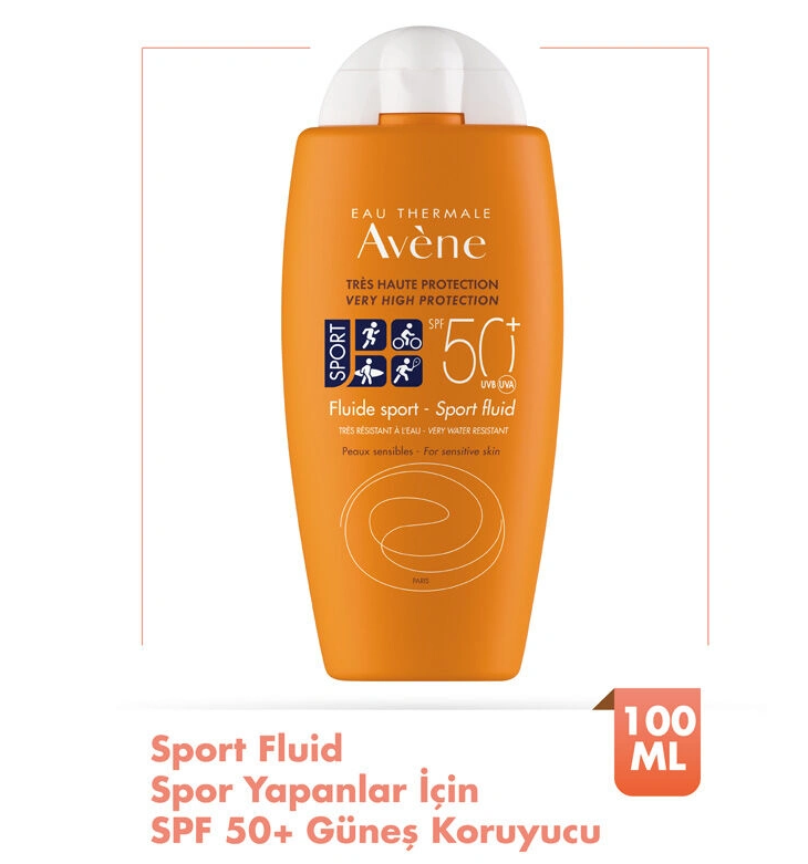 Avene Fluid Sport Güneş Koruyucu Krem SPF 50 100 ml