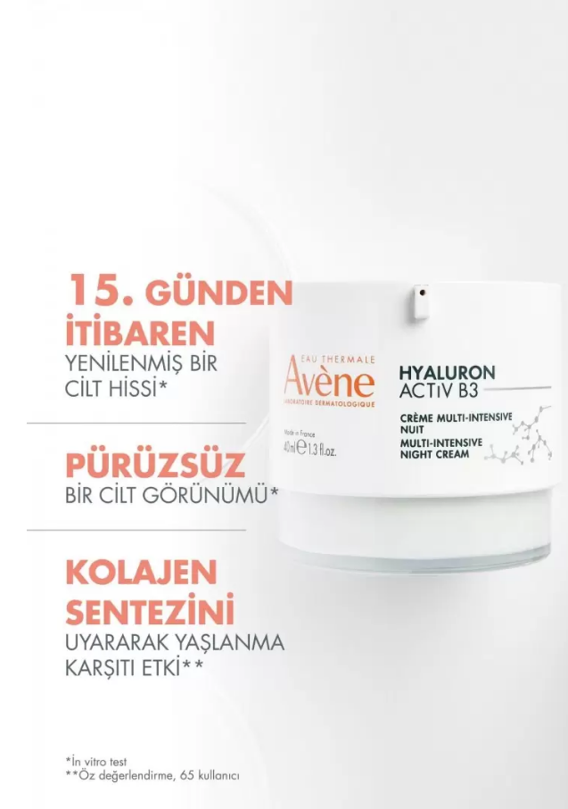 Avene Hyaluron Activ B3 Yaşlanma Karşıtı Bakım Seti