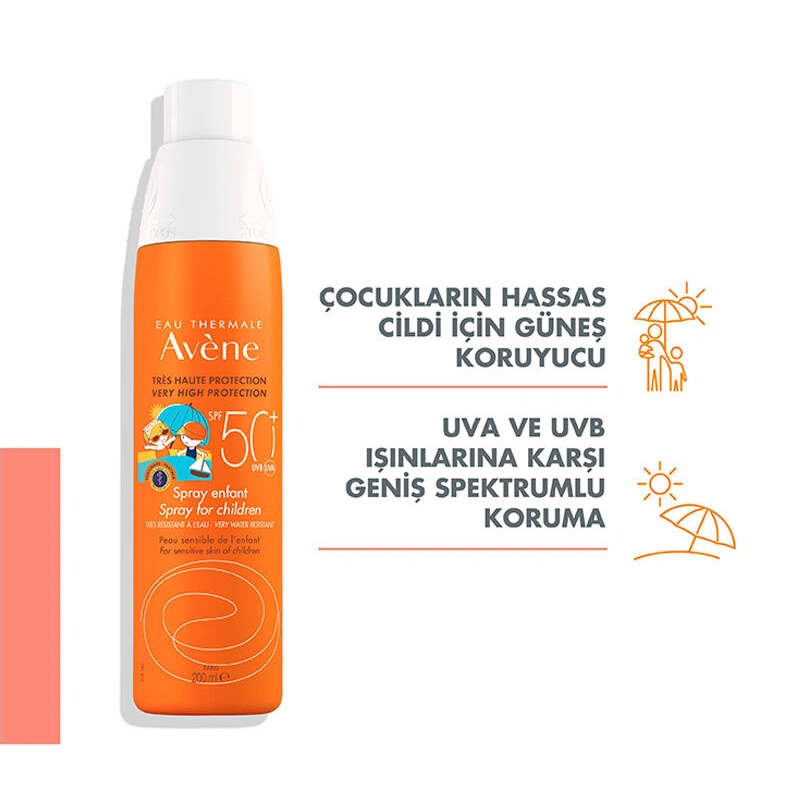 Avene Spf 50+ Children Çocuk Güneş Spreyi 200ml