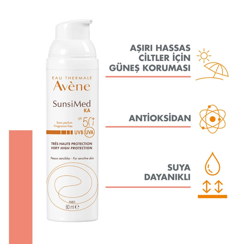 Avene SunsiMed KA Günlük Güneş Bakımı SPF50+ 80 ml