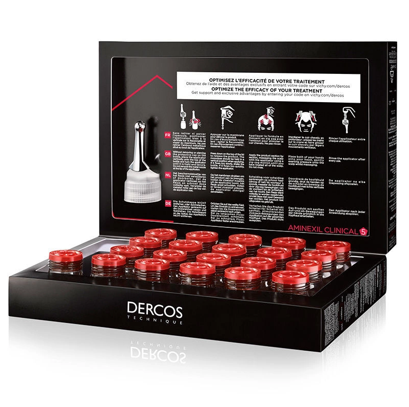 Erkekler için Saç Dökülmesine Karşı Serum Vichy Dercos Aminexil Clinical 5 21x6ml