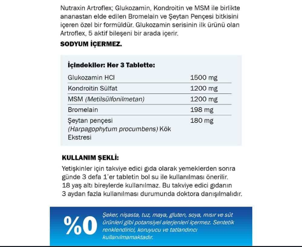 Nutraxin Artroflex 90 Tablet
