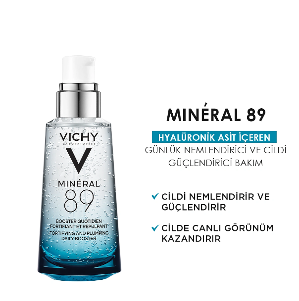 Vichy Mineral 89 Mineralizing Water + Hyaluronic Acid 50 ml Serum