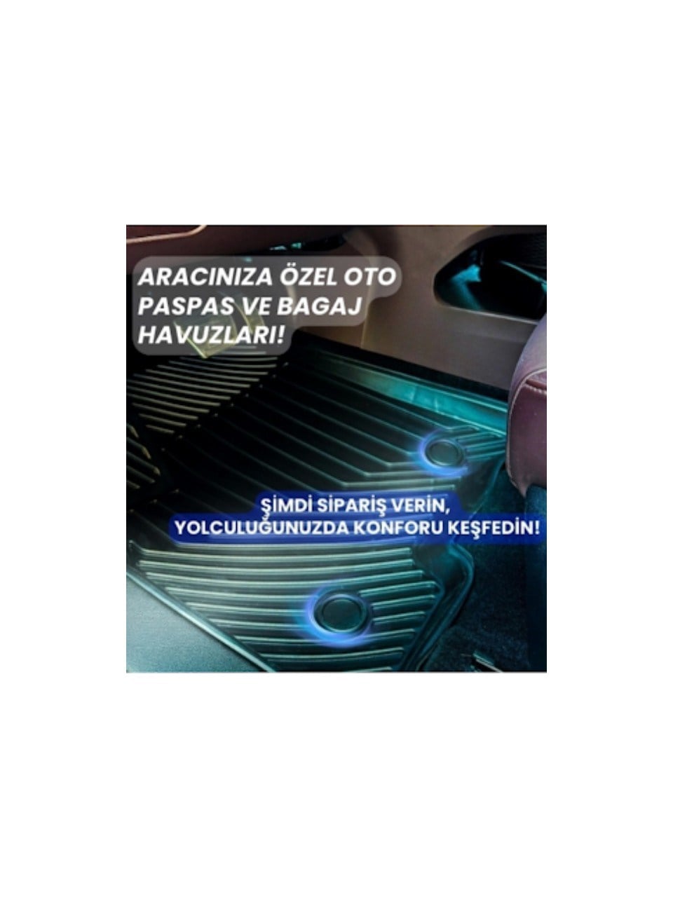 Audi A4 2008 Sonrası Uyumlu 3D Kauçuk Oto Paspas – Premium Seri
