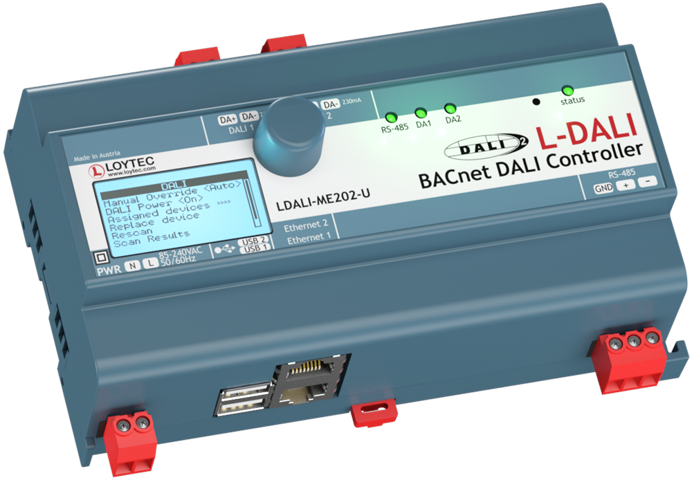 LoytecLDALI-ME201-ULoytec LDALI-ME201-U BACnet/DALI ControllerGateway ve Router