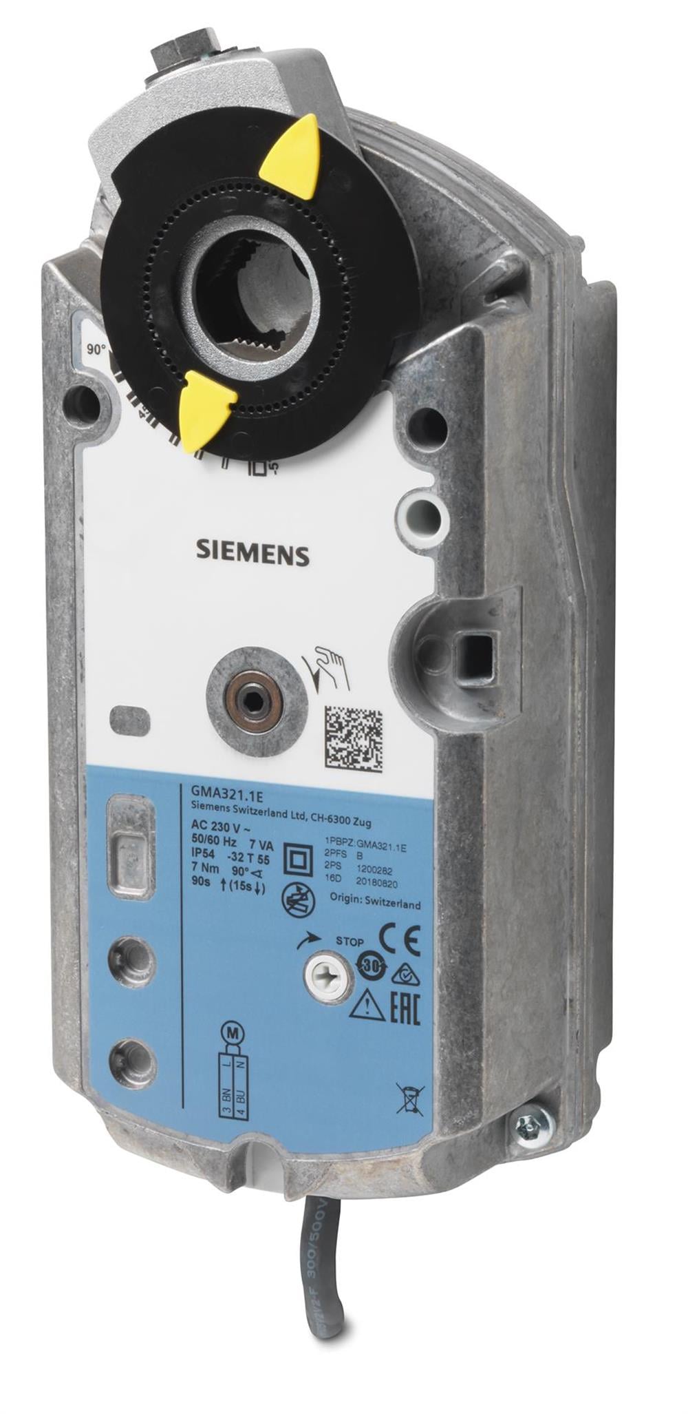 SiemensGCA121.1ESiemens GCA121.1E Rotary Tip Hava Damper MotoruRotary Hava Damper Motorları