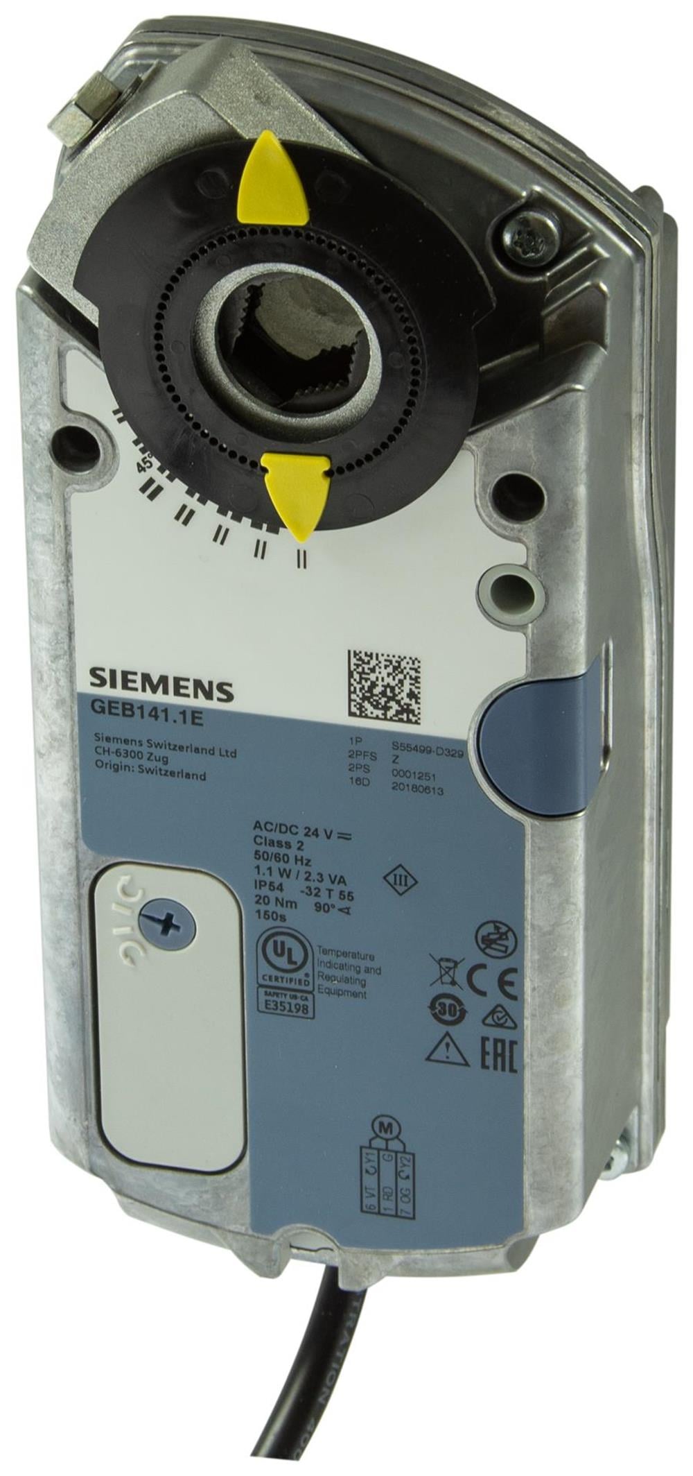 SiemensGEB141.1ESiemens GEB141.1E Rotary Tip Hava Damper MotoruRotary Hava Damper Motorları