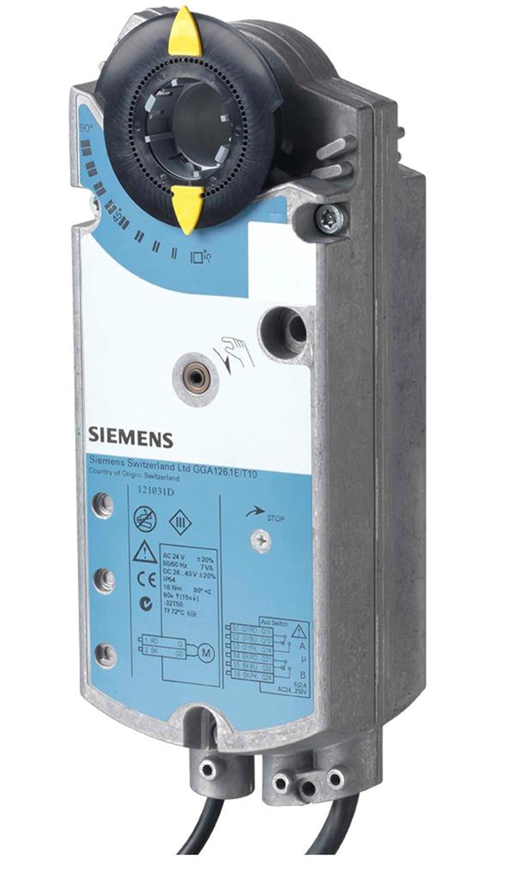 SiemensGGA126.1E/12Siemens GGA126.1E/12  Yangın/Duman Damper MotoruRotary Yangın-Duman Damper Motorları