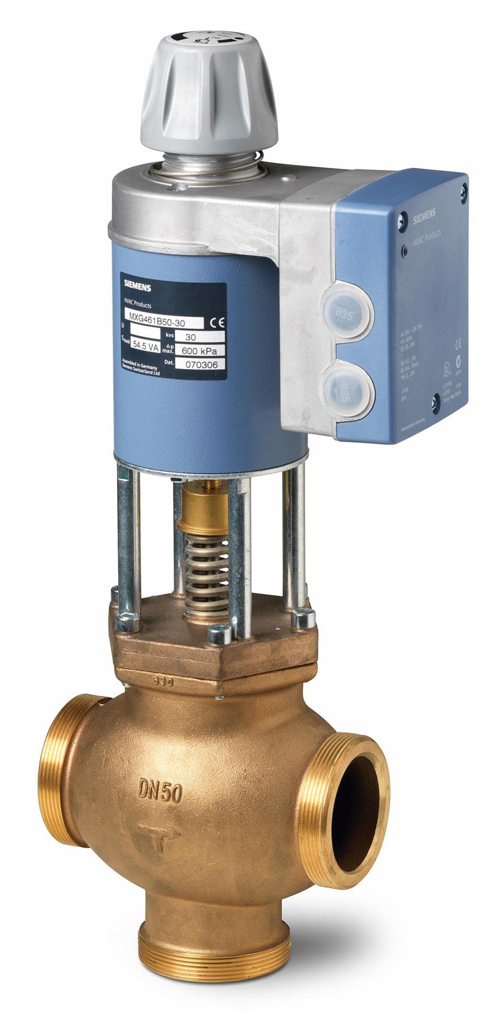 SiemensMXG461B25-8Siemens MXG461B25-8 2 Yollu Manyetik Dıştan Dişli Kontrol Vanası, PN16, DN25 (1'')Manyetik Vanalar