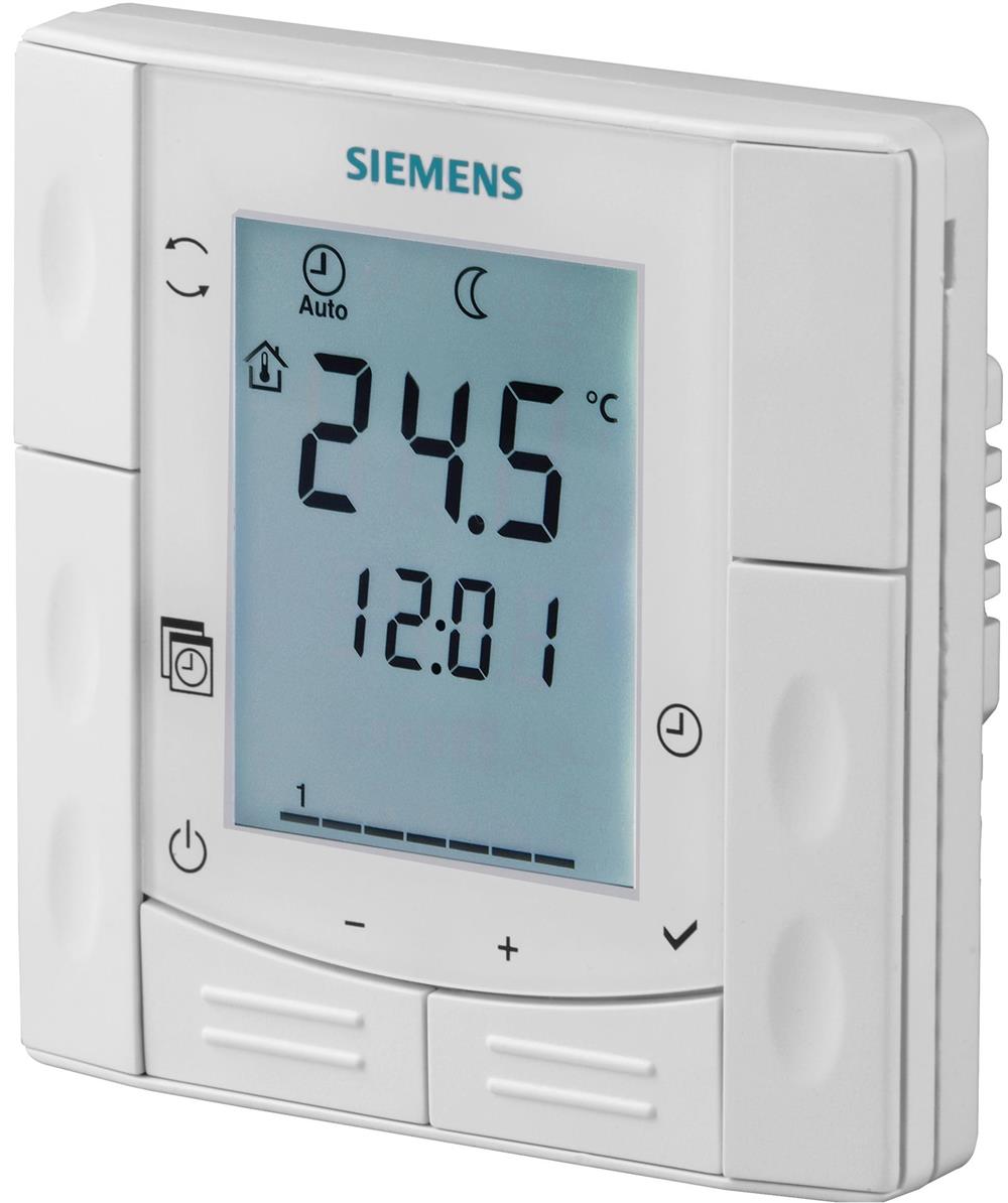 SiemensRDE410/EHSiemens RDE410/EH Otomatik Zamanlayıcılı Sıva Altı Dijital Oda TermostatıDijital Kablolu Oda Termostatları
