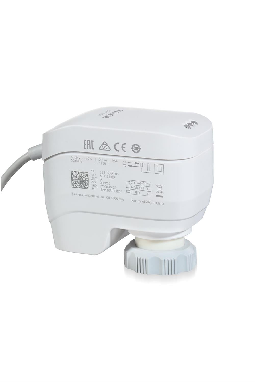 SiemensSSA331.00Siemens SSA331.00 Kombine Balans Vana Motoru AC 230 V, 3P, Yüzer Kontrol, 100 NKombine Dinamik Balans Vanası Motorları