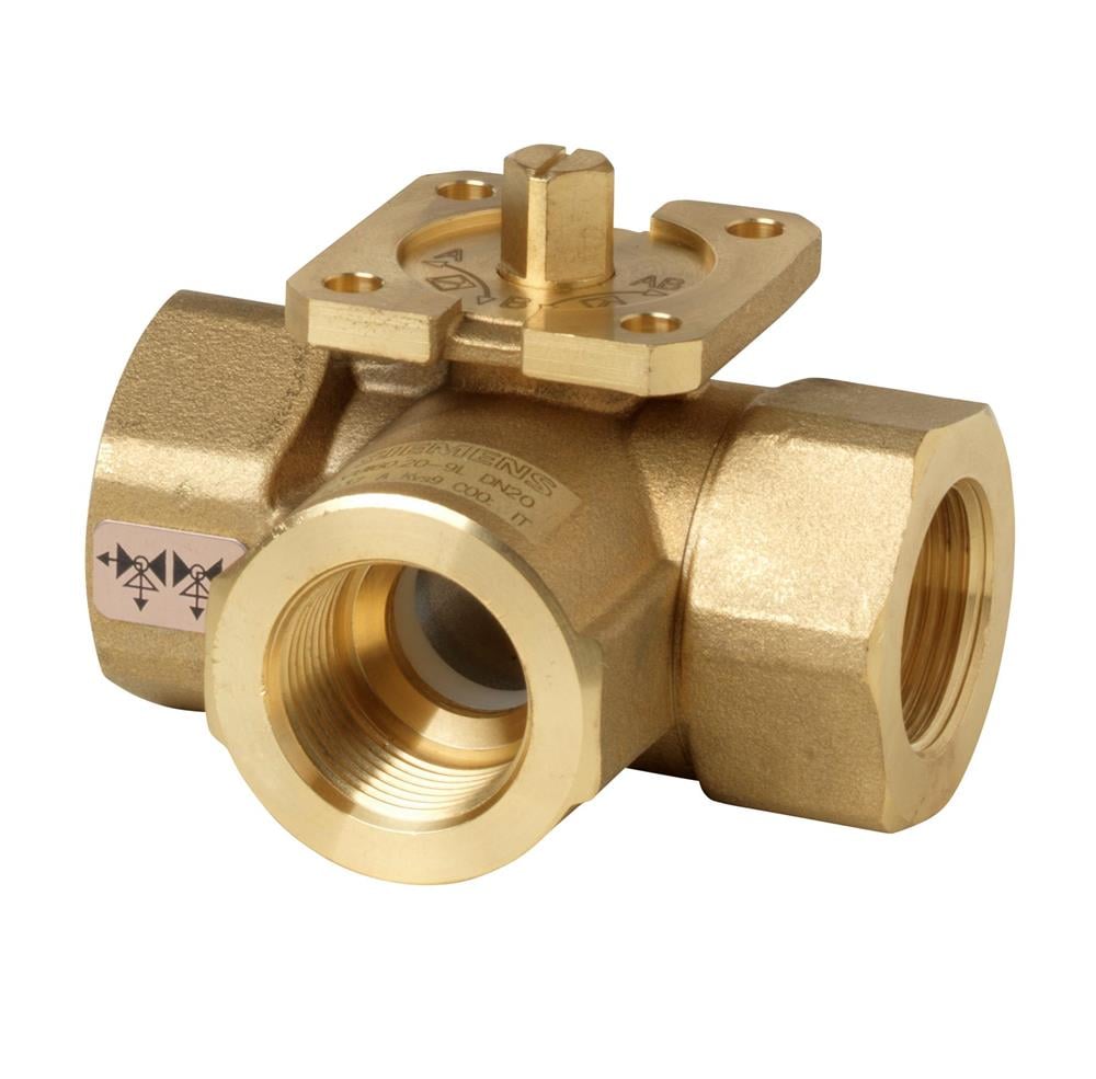 SiemensVBI60.40-49TSiemens VBI60.40-49T 3 Yollu Küresel Tip İç Dişli Vana Gövdesi, DN40 (1 1/2