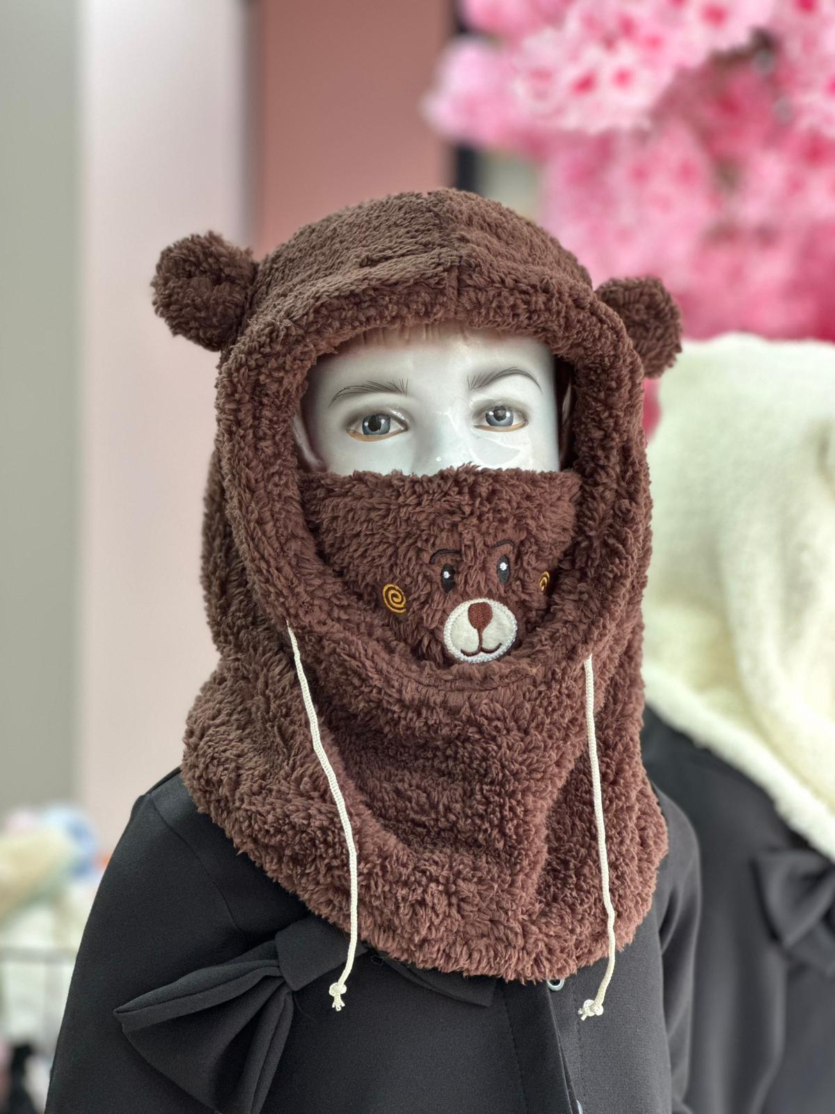 Acı Kahve Teddy Şapka&Atkı