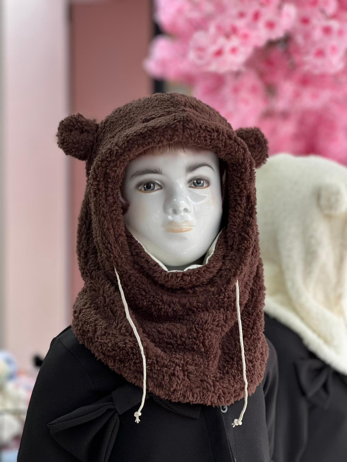 Acı Kahve Teddy Şapka&Atkı