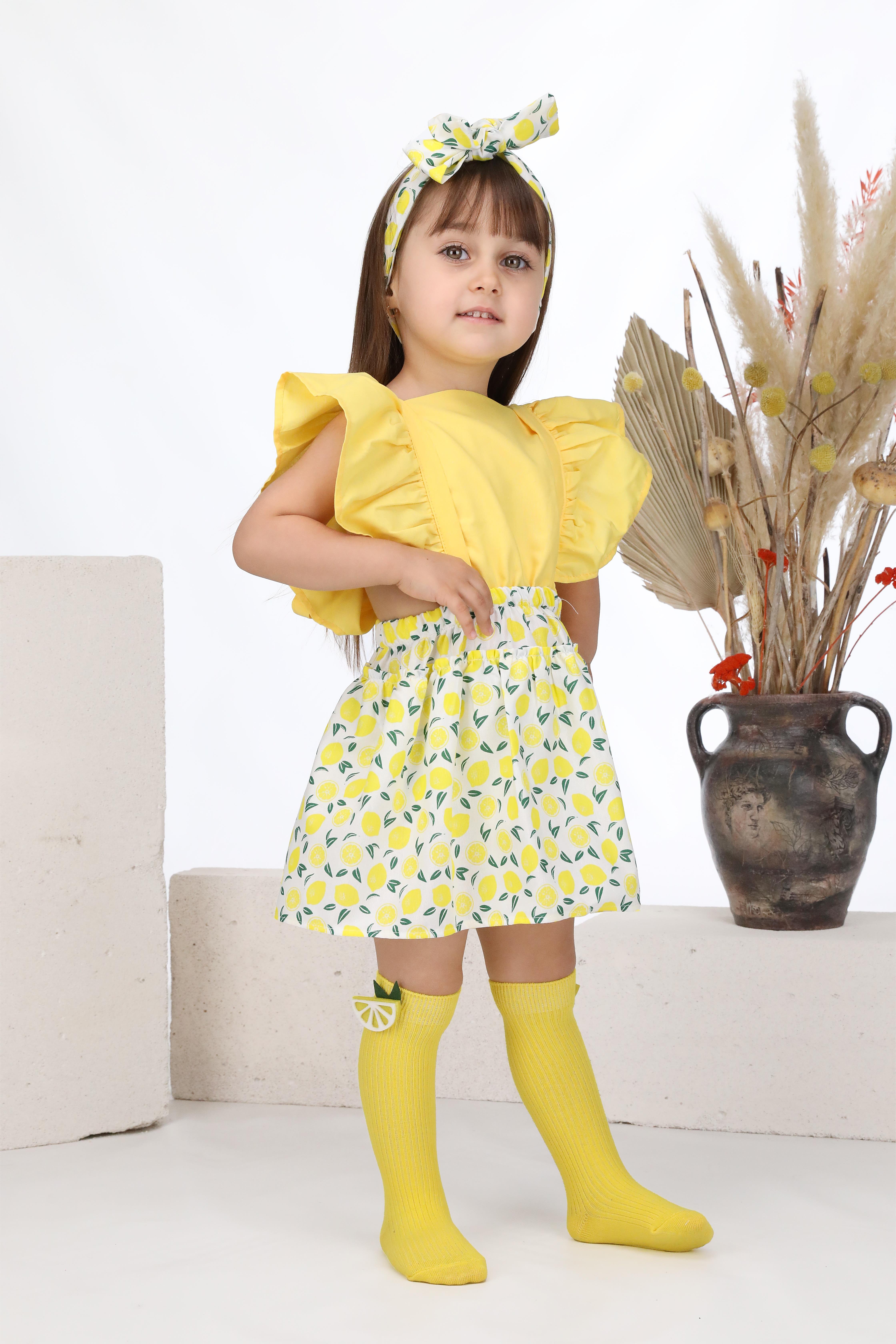 Limon Desen Salopet Model