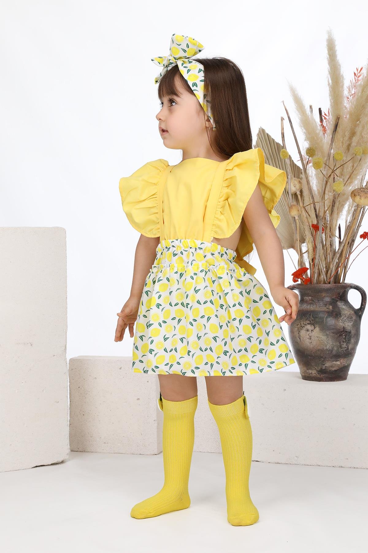 Limon Desen Salopet Model