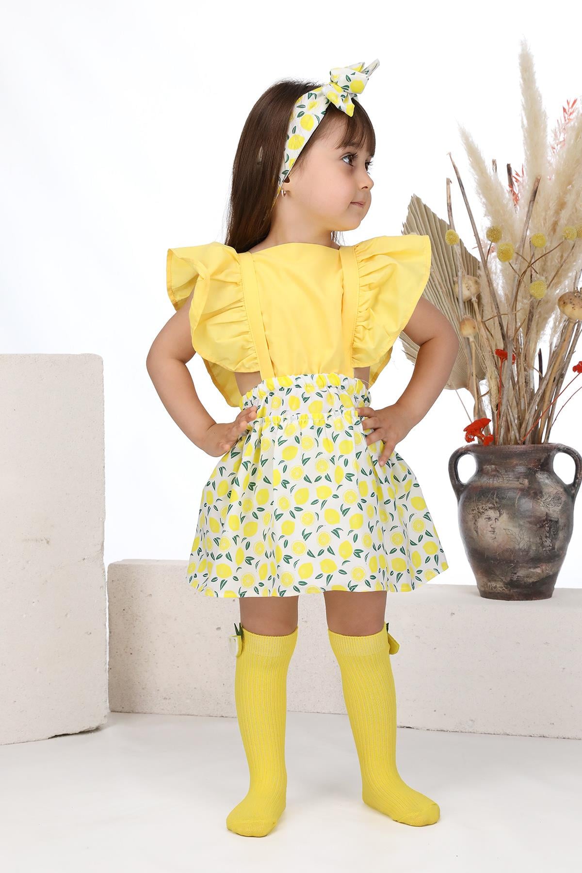 Limon Desen Salopet Model