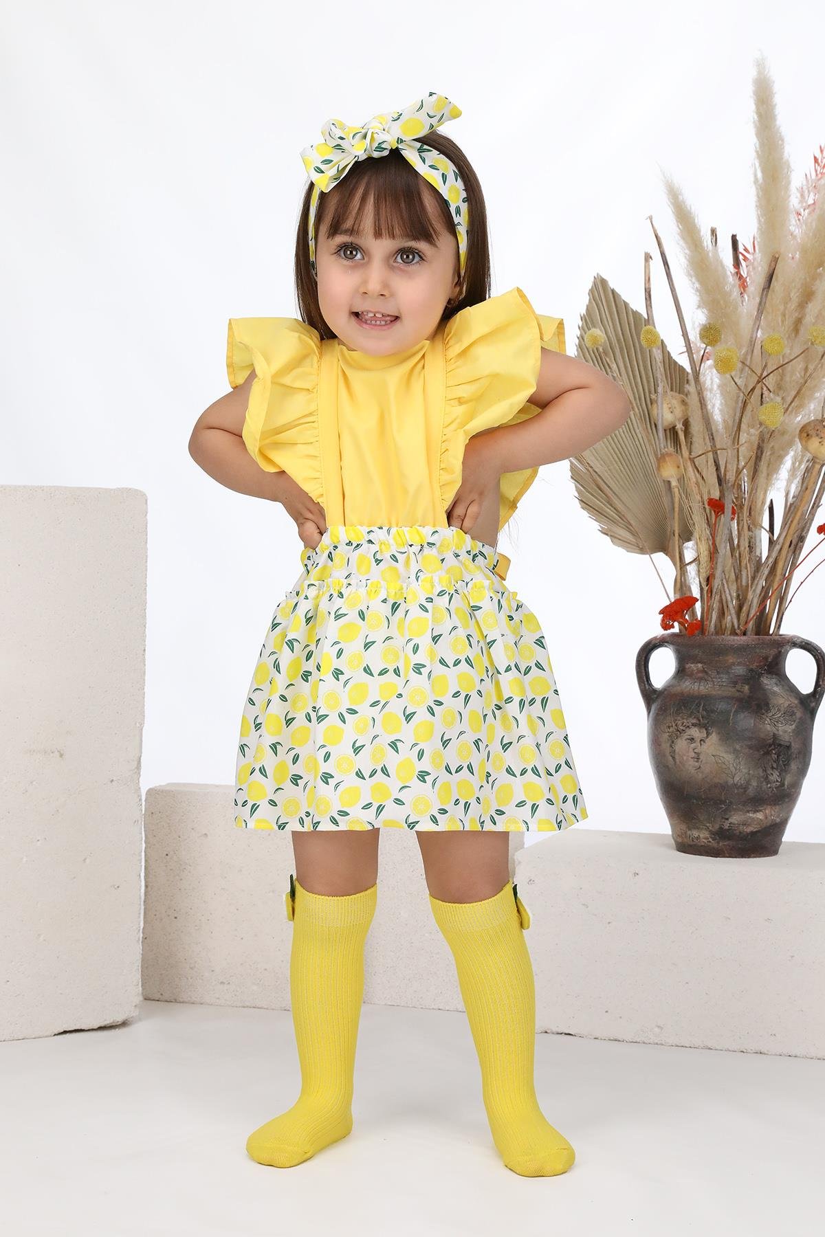 Limon Desen Salopet Model