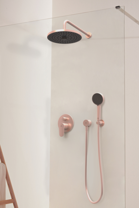 Cerafine O Alu+ Ankastre Banyo Seti (Rose Gold)