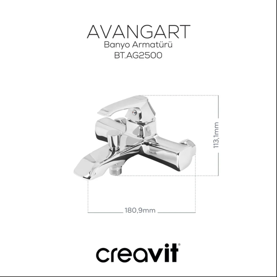 Creavit Avangart Banyo Bataryası
