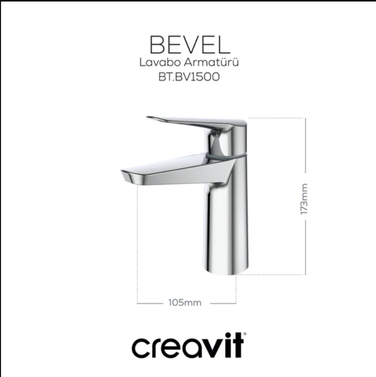 Creavit Bevel Lavabo Bataryası